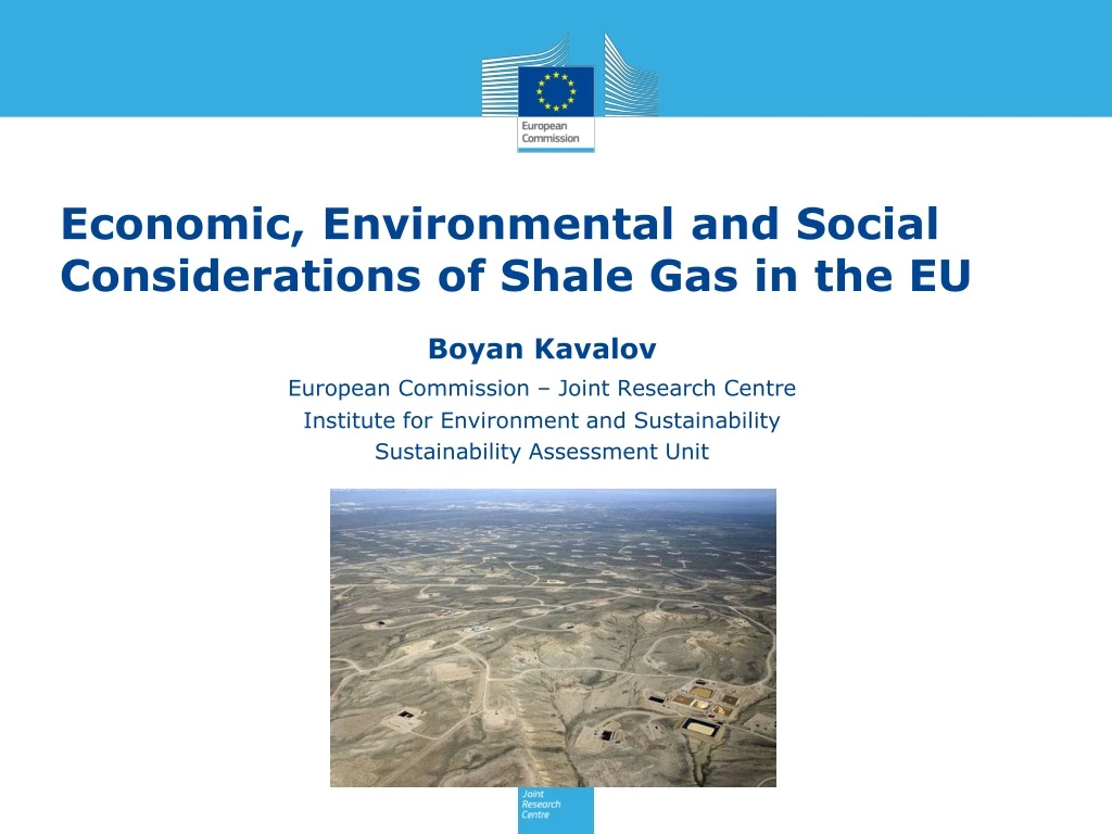 economic environmental and social considerations of shale gas in the eu