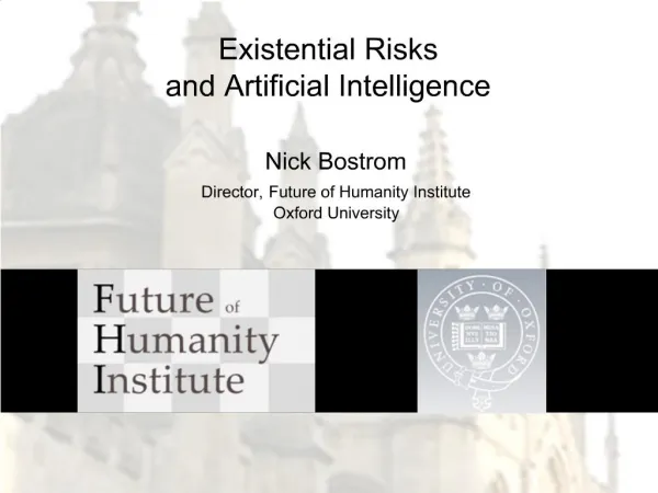 Existential Risks and Artificial Intelligence