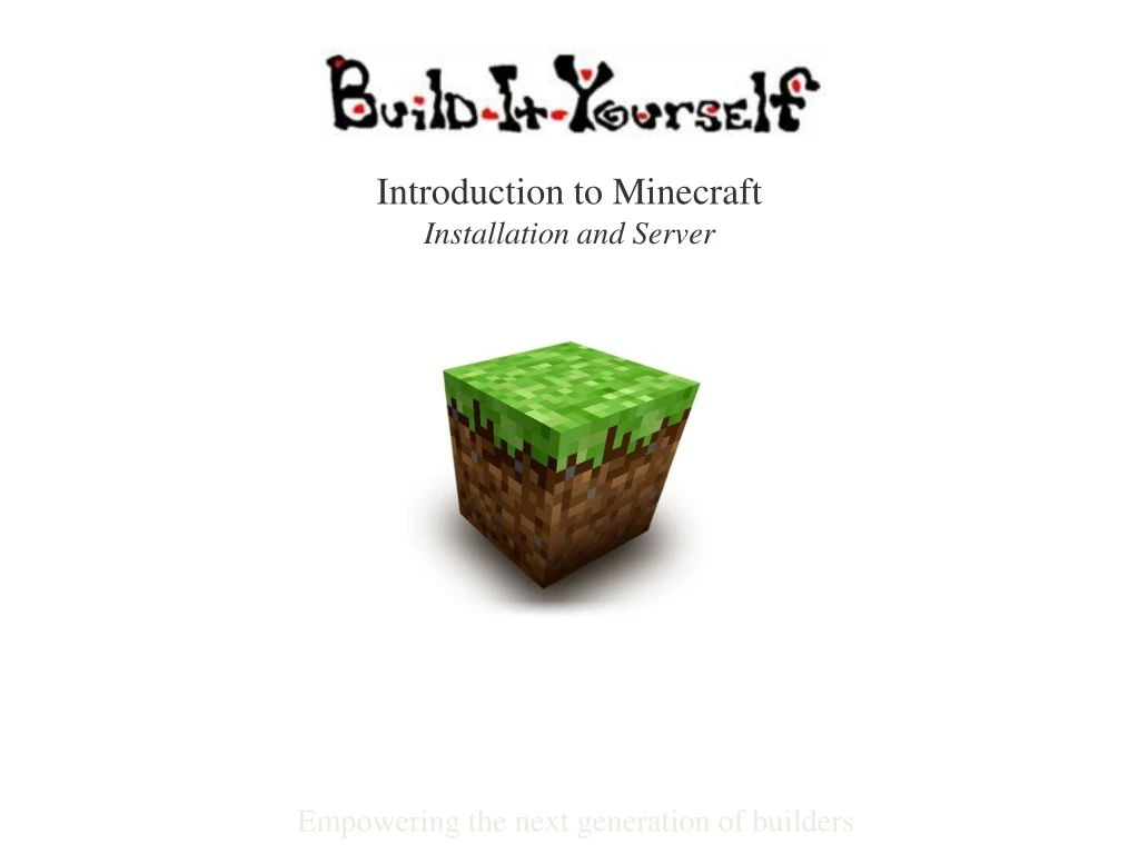introduction to minecraft installation and server