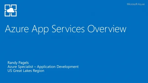 Azure App Services Overview