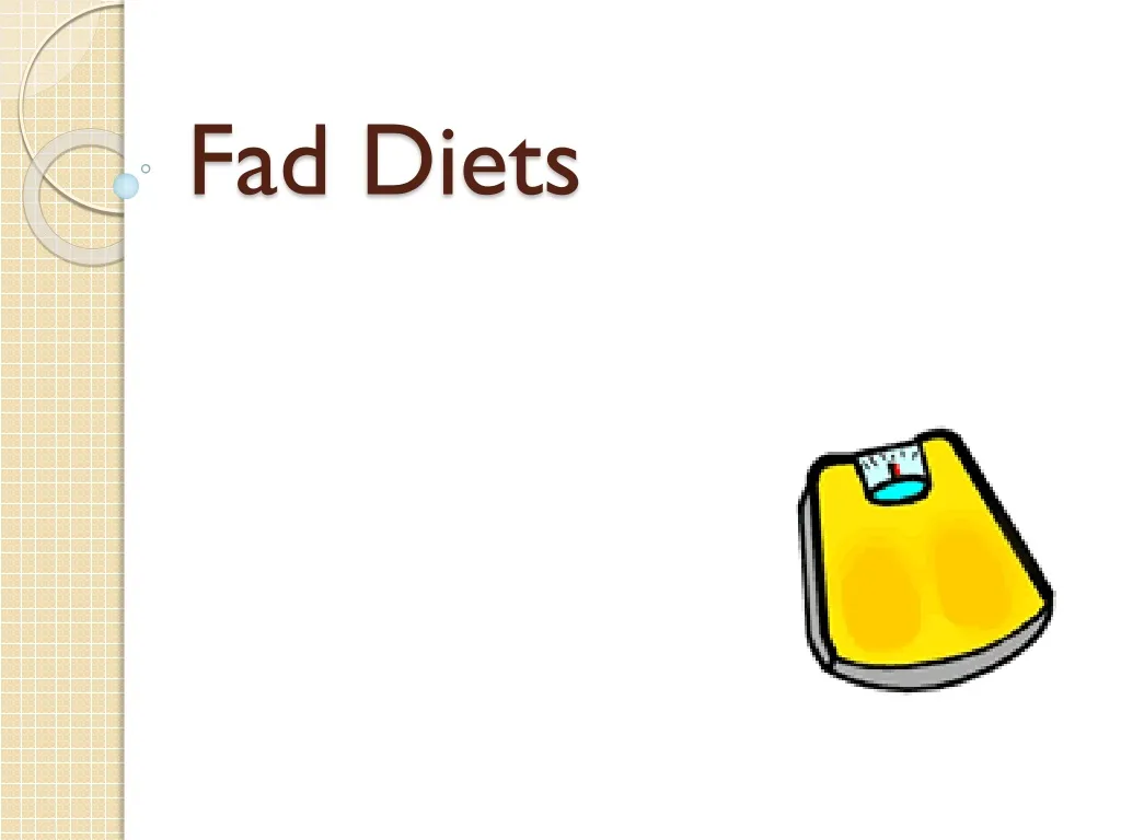 fad diets