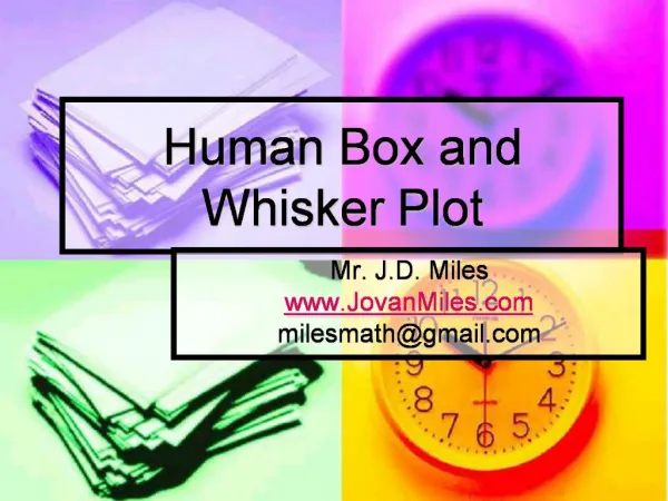 Human Box and Whisker Plot