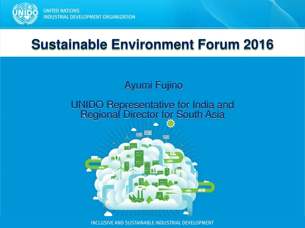 sustainable environment forum 2016 ayumi fujino