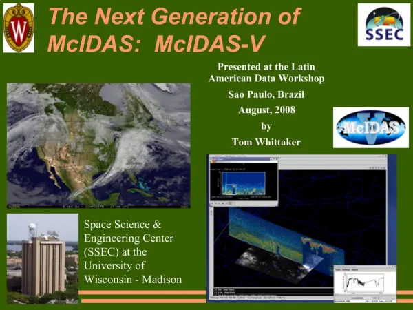The Next Generation of McIDAS: McIDAS-V