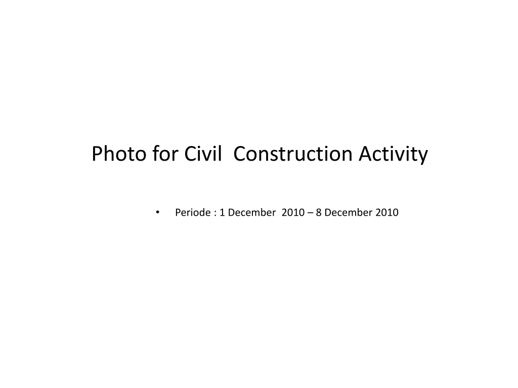 photo for civil construction activity