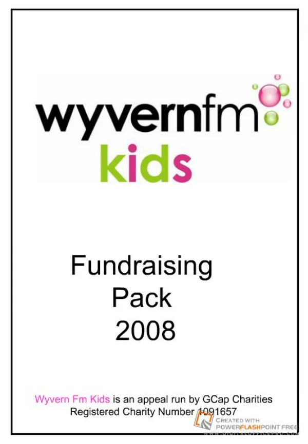 Download the Wyvern FM Fundraising Pack