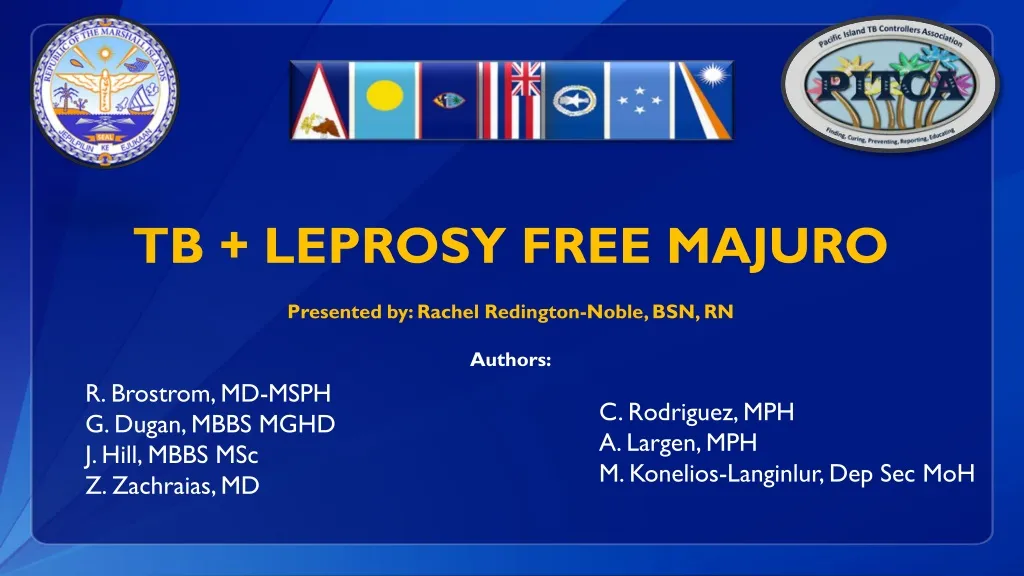 tb leprosy free majuro presented by rachel
