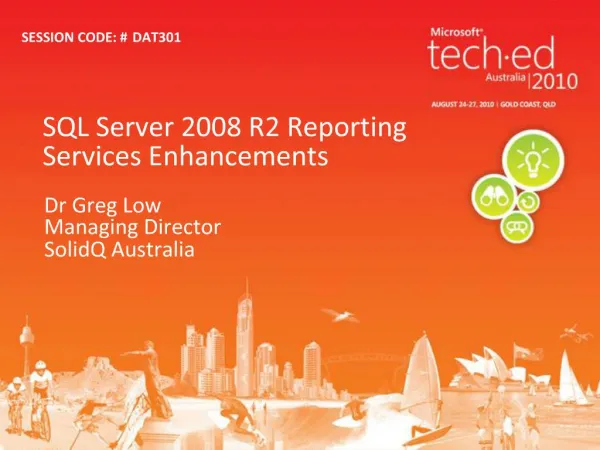 SQL Server 2008 R2 Reporting Services Enhancements