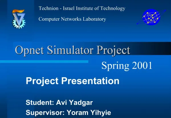 Opnet Simulator Project