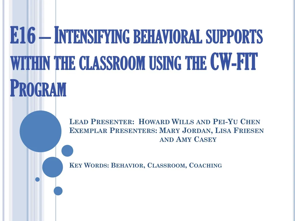 e16 intensifying behavioral supports within