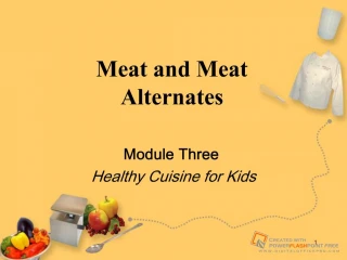 Meat and Meat Alternates - slide 1