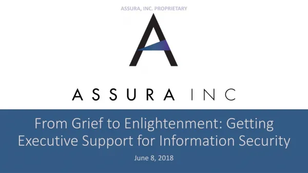 From Grief to Enlightenment: Getting Executive Support for Information Security