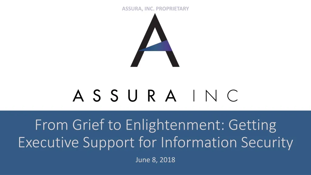 from grief to enlightenment getting executive support for information security