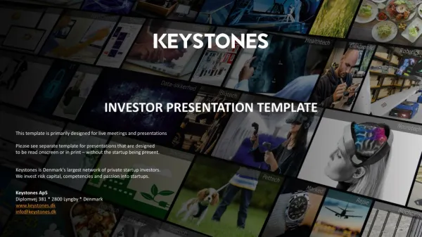 Keystones is Denmark's largest network of private startup investors.