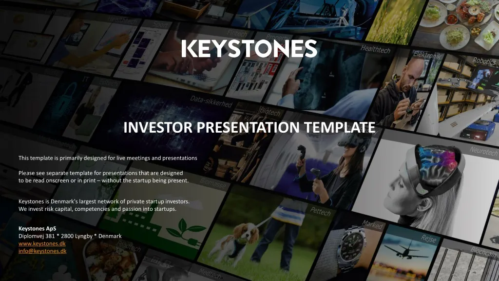 investor presentation template