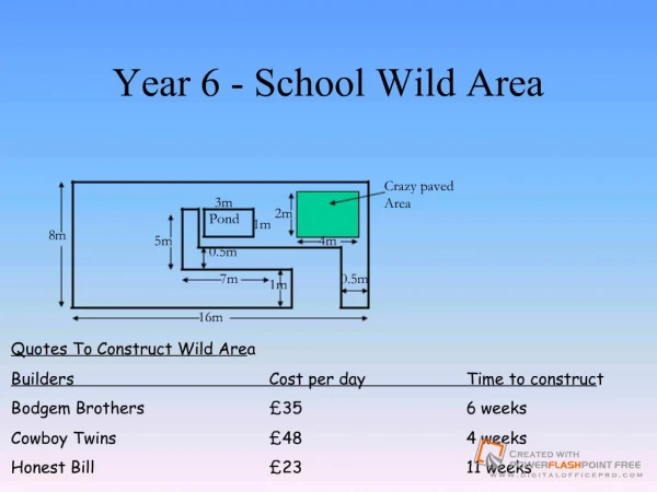 Year 6 - School Wild Area