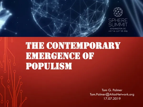 The Contemporary Emergence of Populism