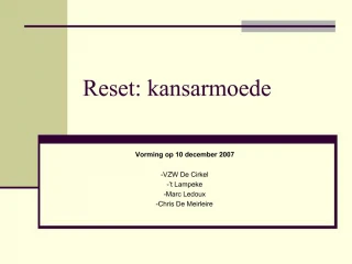 Reset: kansarmoede - slide 1
