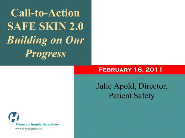 Julie Apold, Director, Patient Safety