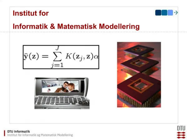 Institut for Informatik Matematisk Modellering
