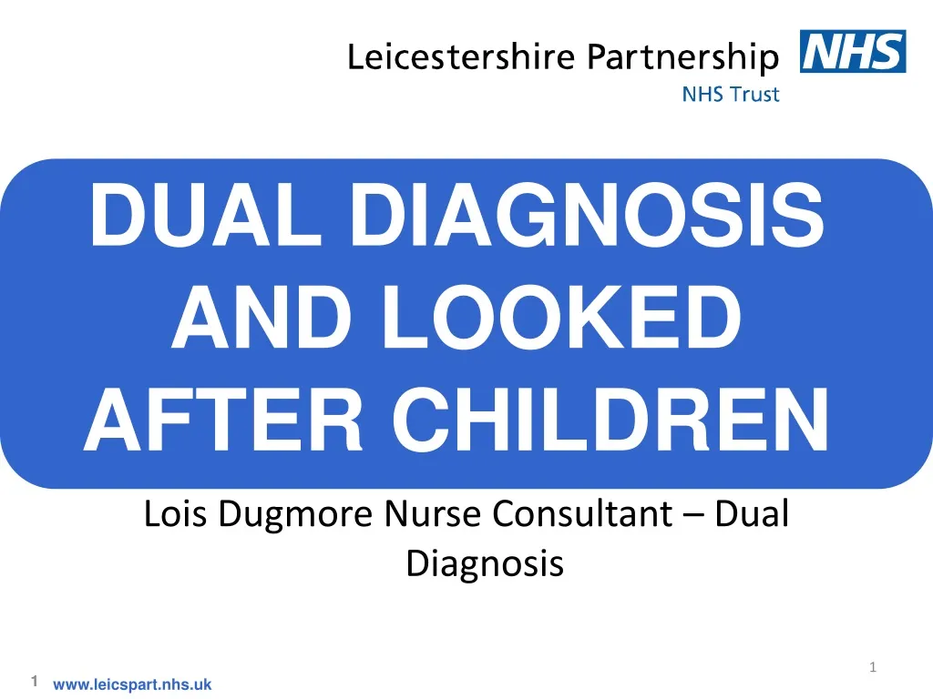 dual diagnosis and looked after children