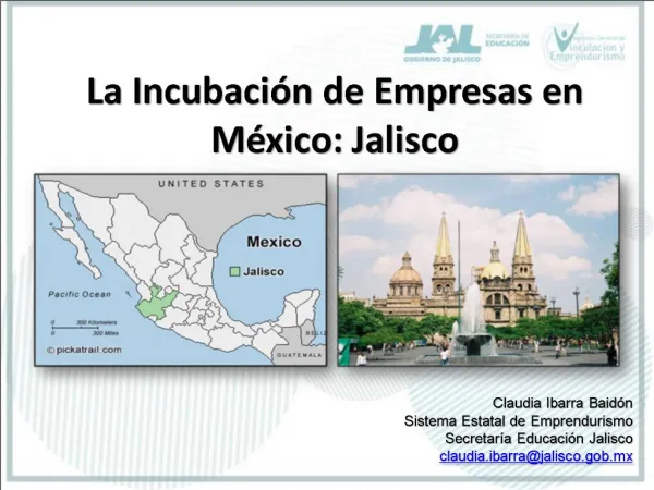 La Incubaci n de Empresas en M xico: Jalisco