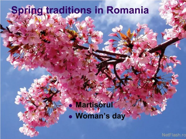 Spring traditions in Romania