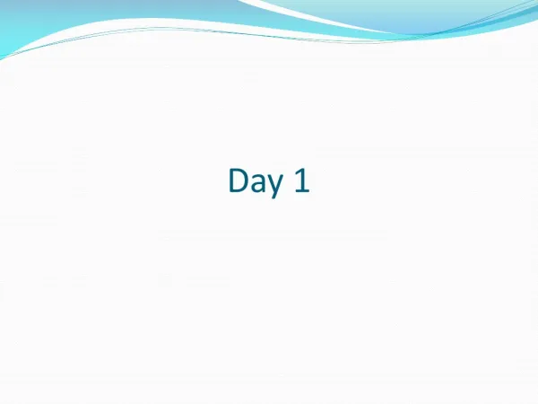 Day 1