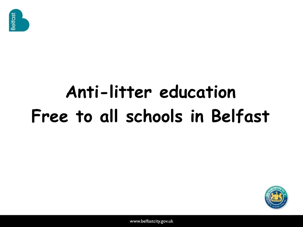anti litter education free to all schools