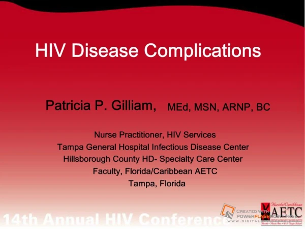 HIV Disease Complications