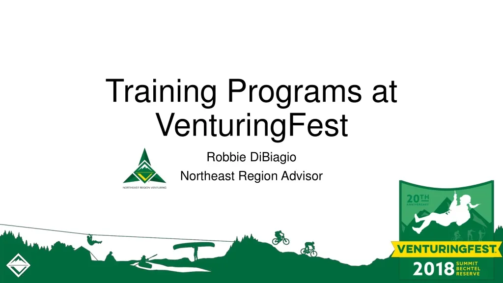 training programs at venturingfest