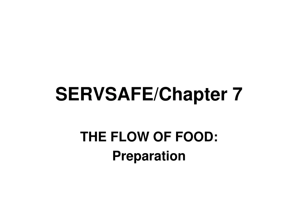 servsafe chapter 7