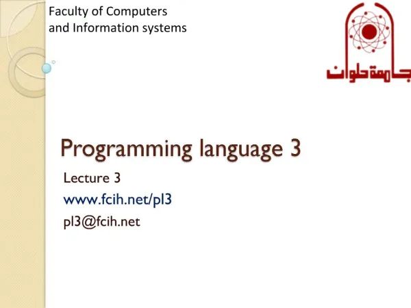 Programming language 3