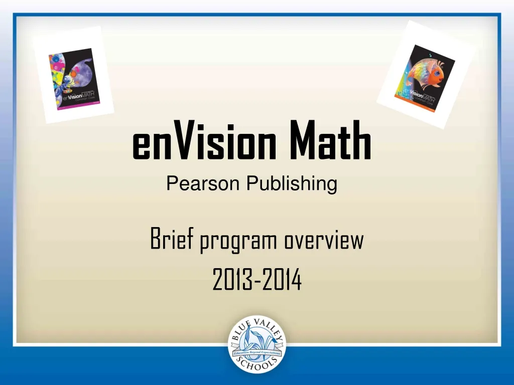 envision math pearson publishing