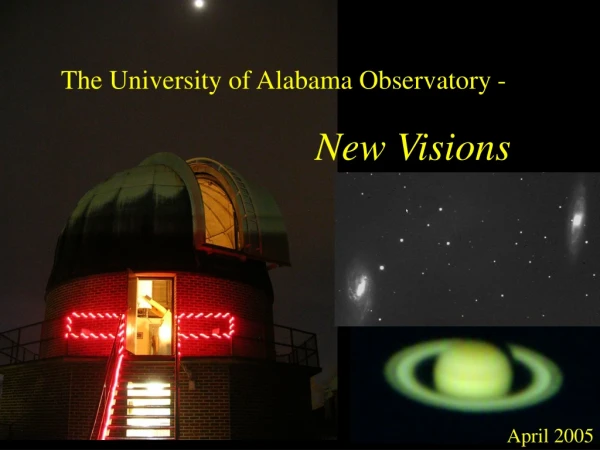 The University of Alabama Observatory -