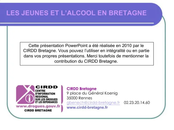 CIRDD Bretagne 9 place du G n ral Koenig 35000 Rennes gbenechcirdd-bretagne.fr 02.23.20.14.60 cirdd-bretagne.fr