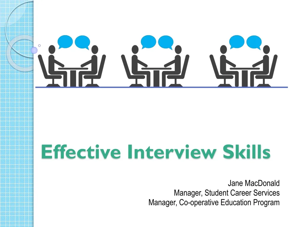 effective interview skills