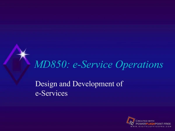 e-Service Design
