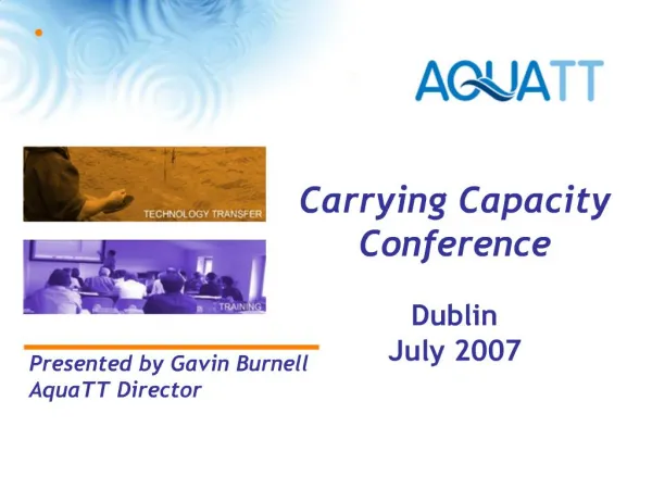 Carrying Capacity Conference