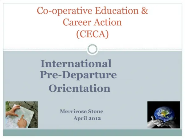 Co-operative Education Career Action CECA