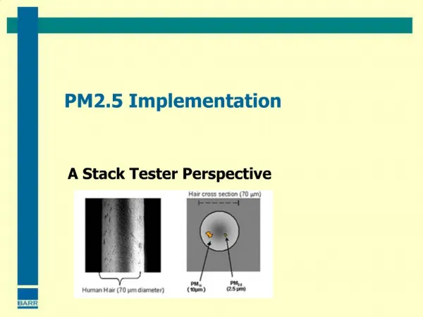 PM2.5 Implementation