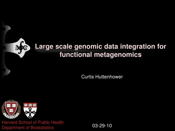 Large scale genomic data integration for functional metagenomics