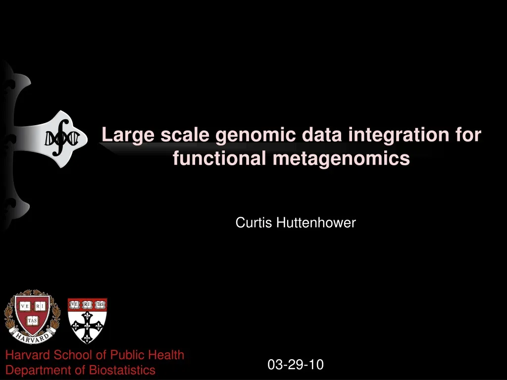 large scale genomic data integration for functional metagenomics