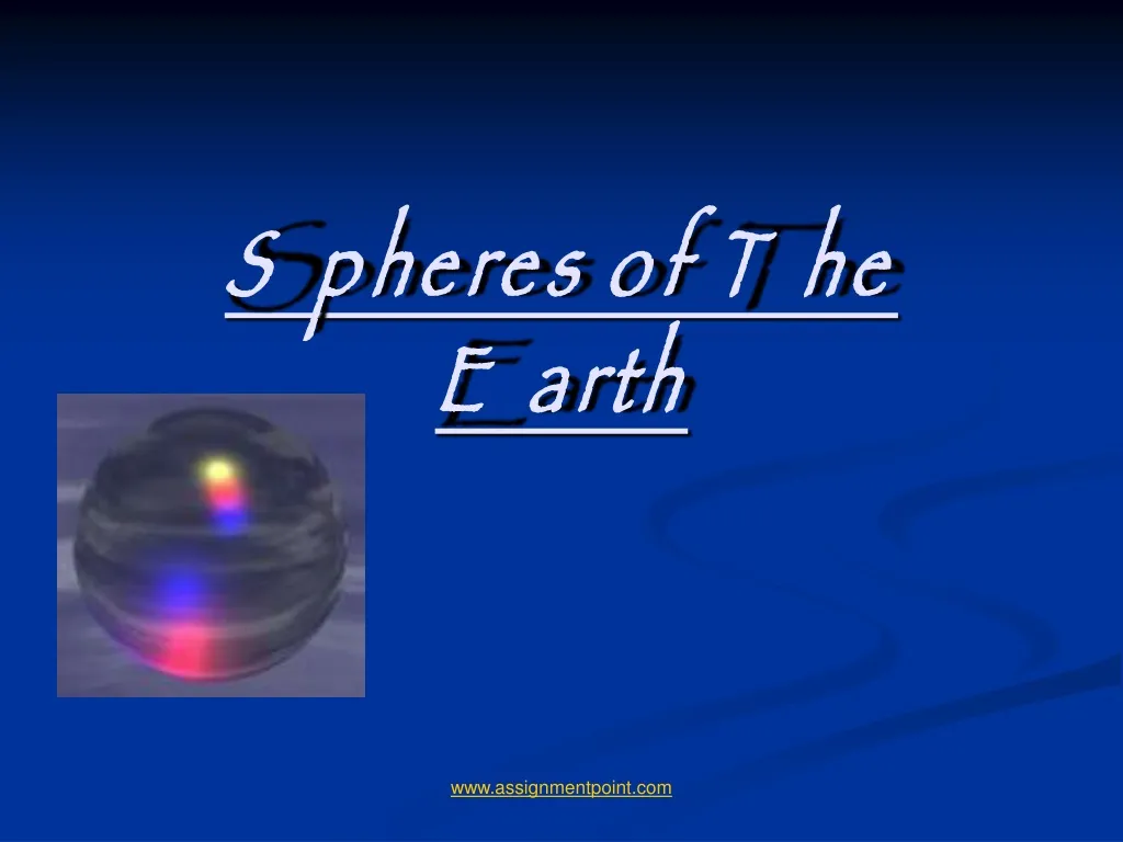spheres of the earth