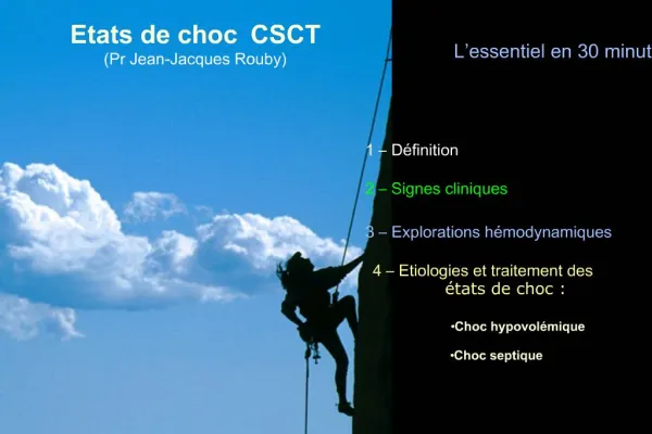 Etats de choc CSCT Pr Jean-Jacques Rouby