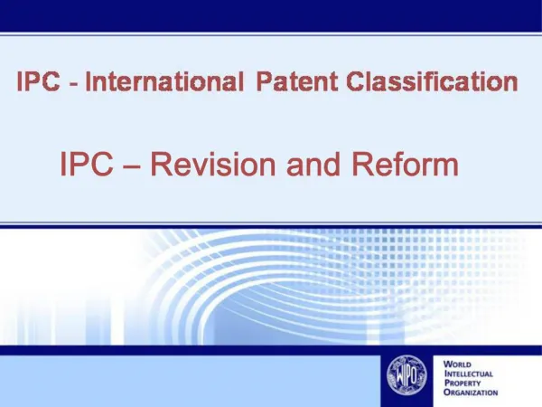 IPC Revision and Reform