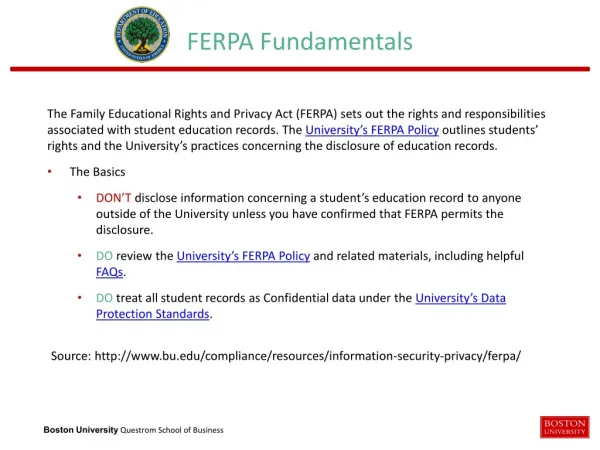 FERPA Fundamentals