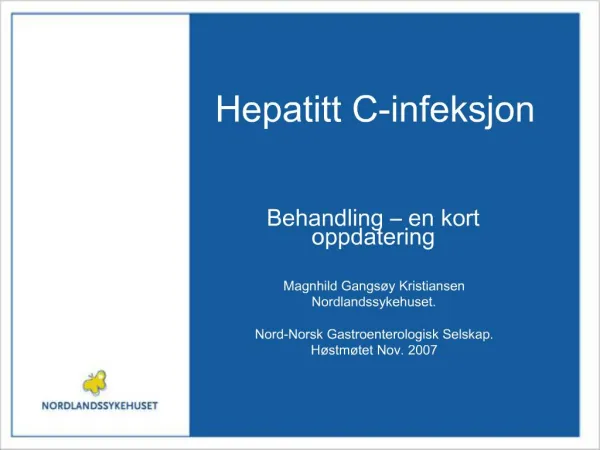 Hepatitt C-infeksjon