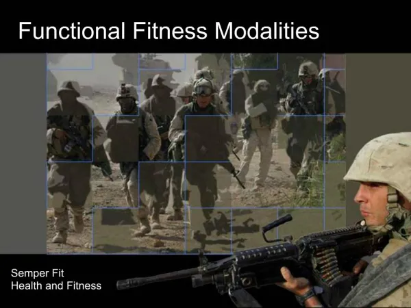 Functional Fitness Modalities