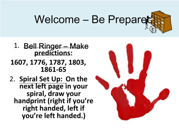 Welcome Be Prepared